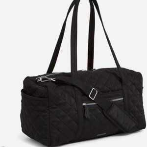 Vera Bradley Medium Travel Duffel Bag in performance twill, Black